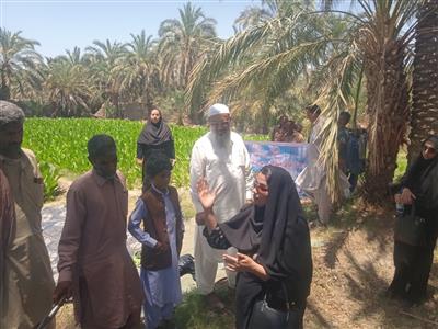 برگزاری دوره آموزشی ترویجی مبارزه با آفت سوسك سرخرطومی حنایی خرما در شهرستان فنوج،سیستان و بلوچستان